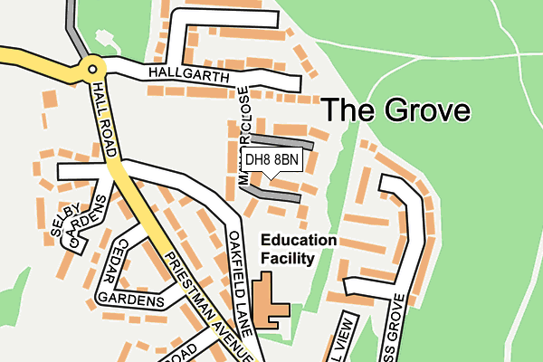 Map of R.I. ACCOMODATION & SUPPORT LTD at local scale