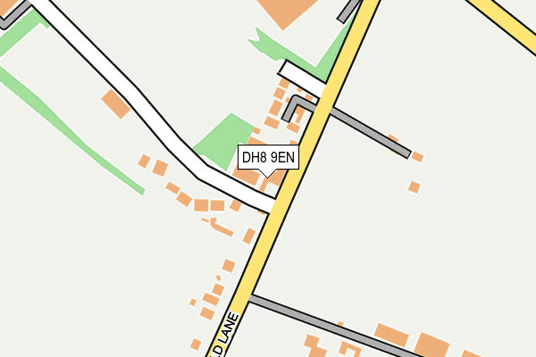 DH8 9EN map - OS OpenMap – Local (Ordnance Survey)