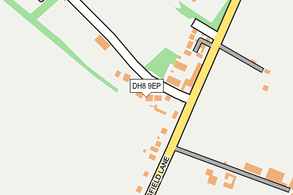 DH8 9EP map - OS OpenMap – Local (Ordnance Survey)
