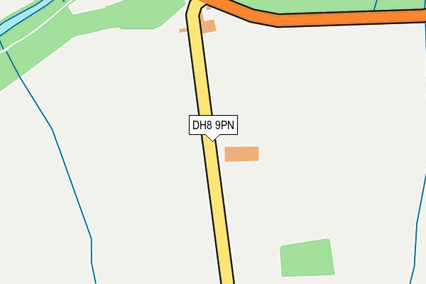 DH8 9PN map - OS OpenMap – Local (Ordnance Survey)