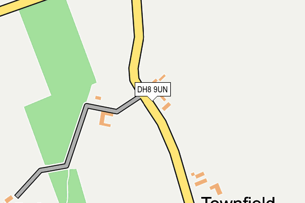 DH8 9UN map - OS OpenMap – Local (Ordnance Survey)