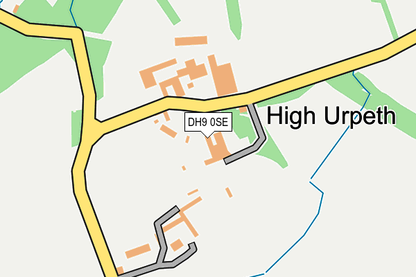 DH9 0SE map - OS OpenMap – Local (Ordnance Survey)