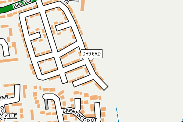 DH9 6RD map - OS OpenMap – Local (Ordnance Survey)