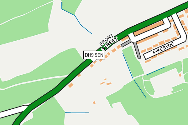 DH9 9EN map - OS OpenMap – Local (Ordnance Survey)