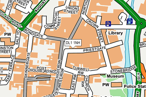 DL1 1NH map - OS OpenMap – Local (Ordnance Survey)
