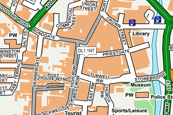 DL1 1NT map - OS OpenMap – Local (Ordnance Survey)