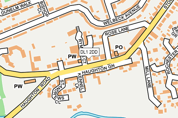 Map of SAUNDERSON-DARKES OPTOMS LIMITED at local scale