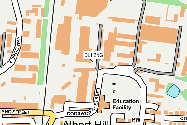 Map of ALBERT HILL COMMERCIALS LIMITED at local scale