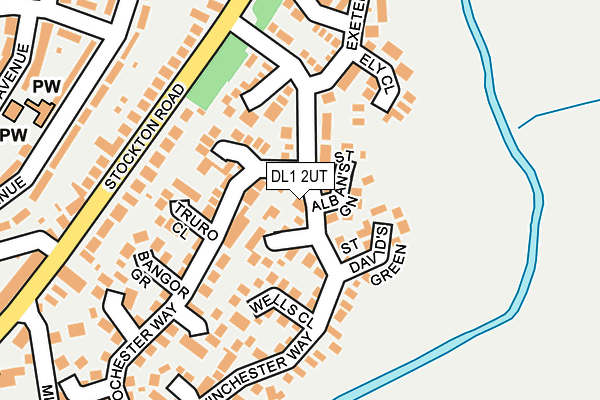 DL1 2UT map - OS OpenMap – Local (Ordnance Survey)