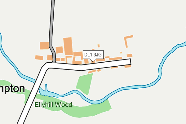 DL1 3JG map - OS OpenMap – Local (Ordnance Survey)