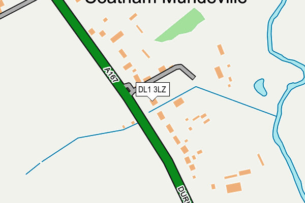 DL1 3LZ map - OS OpenMap – Local (Ordnance Survey)