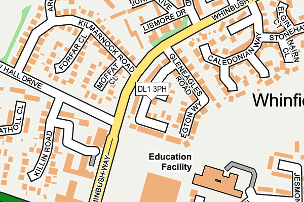 DL1 3PH map - OS OpenMap – Local (Ordnance Survey)