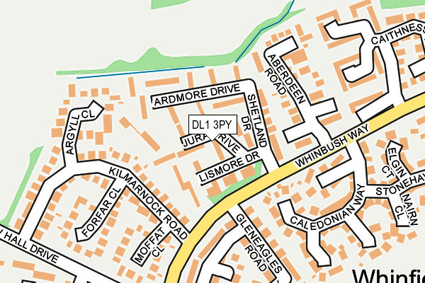 DL1 3PY map - OS OpenMap – Local (Ordnance Survey)