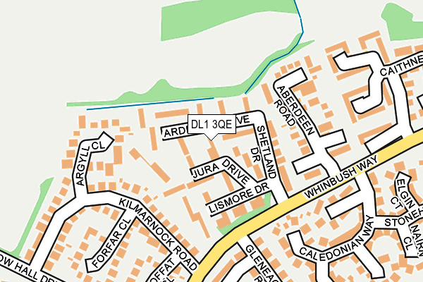 DL1 3QE map - OS OpenMap – Local (Ordnance Survey)