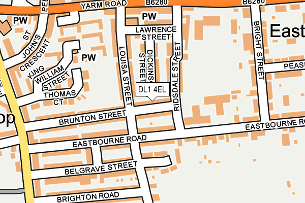 DL1 4EL map - OS OpenMap – Local (Ordnance Survey)