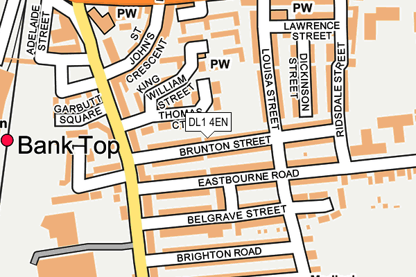 DL1 4EN map - OS OpenMap – Local (Ordnance Survey)