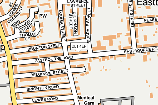 DL1 4EP map - OS OpenMap – Local (Ordnance Survey)