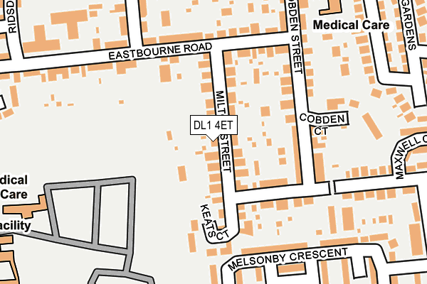 DL1 4ET map - OS OpenMap – Local (Ordnance Survey)