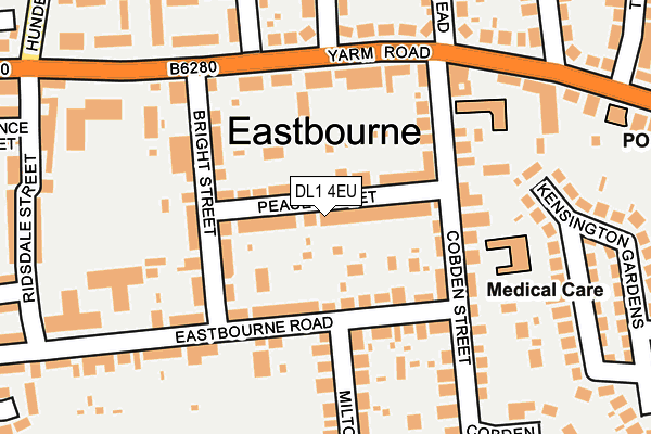 DL1 4EU map - OS OpenMap – Local (Ordnance Survey)