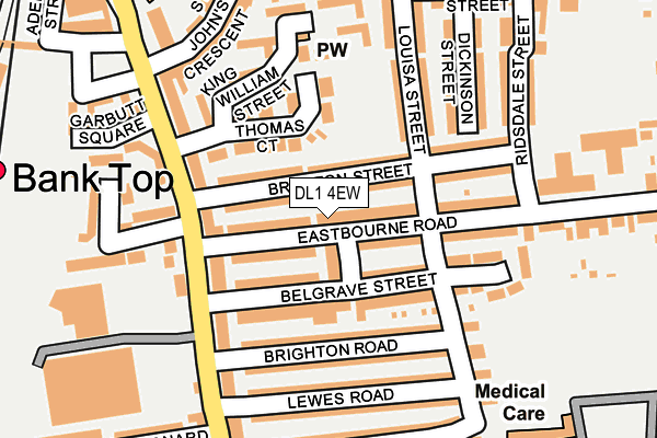 DL1 4EW map - OS OpenMap – Local (Ordnance Survey)