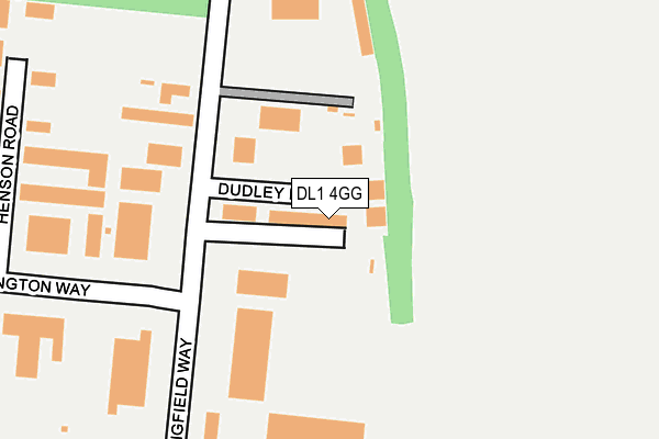 DL1 4GG map - OS OpenMap – Local (Ordnance Survey)