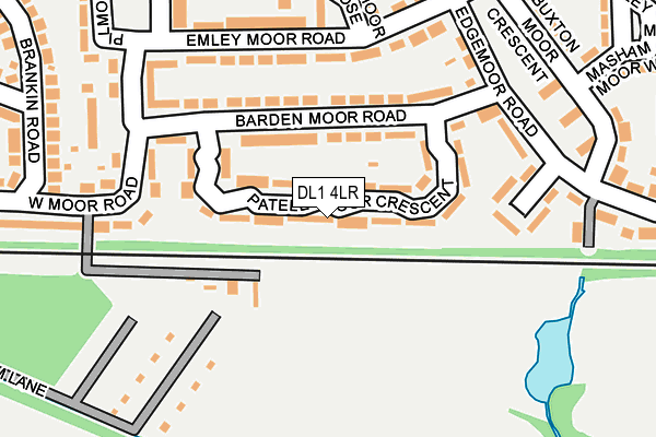 DL1 4LR map - OS OpenMap – Local (Ordnance Survey)