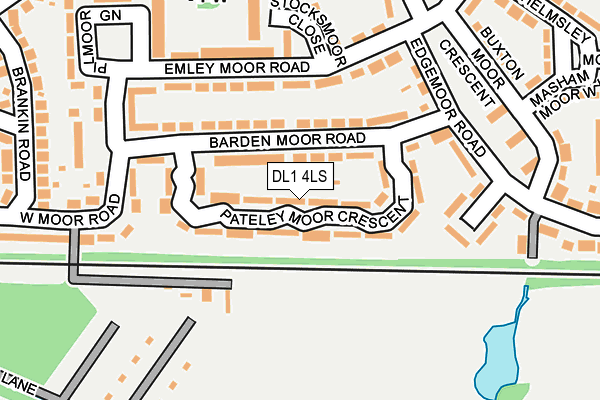 DL1 4LS map - OS OpenMap – Local (Ordnance Survey)