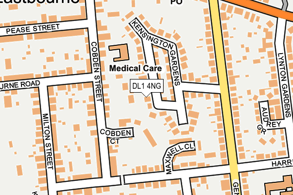 DL1 4NG map - OS OpenMap – Local (Ordnance Survey)