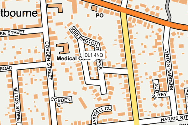 DL1 4NQ map - OS OpenMap – Local (Ordnance Survey)