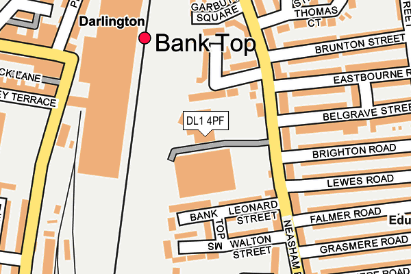 DL1 4PF map - OS OpenMap – Local (Ordnance Survey)