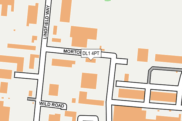 DL1 4PT map - OS OpenMap – Local (Ordnance Survey)