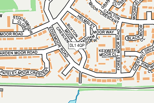 DL1 4QP map - OS OpenMap – Local (Ordnance Survey)