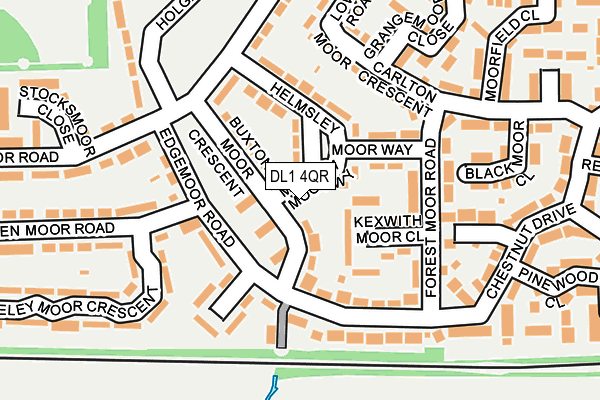 DL1 4QR map - OS OpenMap – Local (Ordnance Survey)