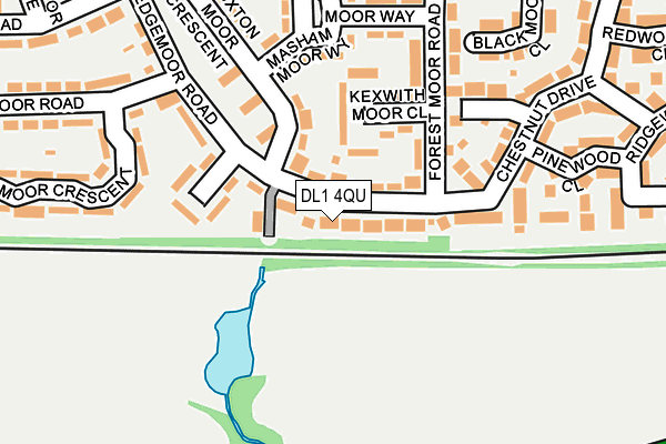 DL1 4QU map - OS OpenMap – Local (Ordnance Survey)