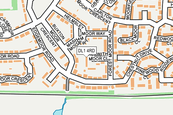 DL1 4RD map - OS OpenMap – Local (Ordnance Survey)