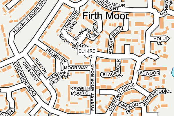 DL1 4RE map - OS OpenMap – Local (Ordnance Survey)