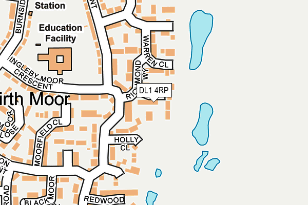 DL1 4RP map - OS OpenMap – Local (Ordnance Survey)