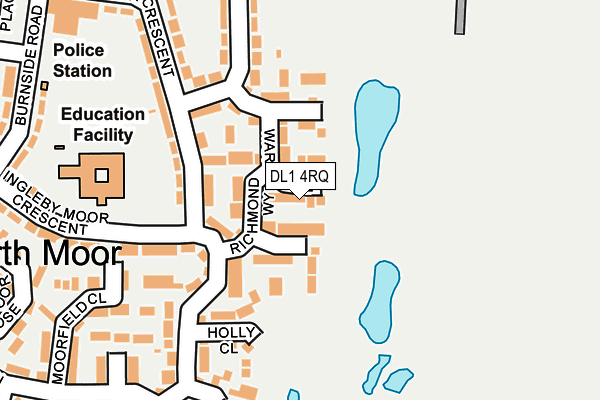 DL1 4RQ map - OS OpenMap – Local (Ordnance Survey)