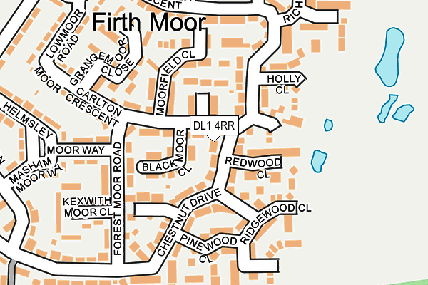 DL1 4RR map - OS OpenMap – Local (Ordnance Survey)