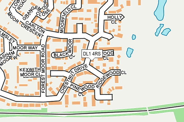 DL1 4RS map - OS OpenMap – Local (Ordnance Survey)