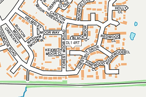 DL1 4RT map - OS OpenMap – Local (Ordnance Survey)