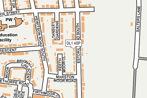 DL1 4SP map - OS OpenMap – Local (Ordnance Survey)