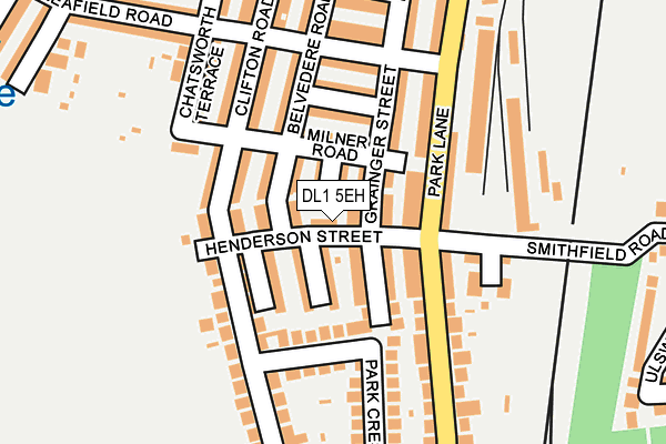 DL1 5EH map - OS OpenMap – Local (Ordnance Survey)