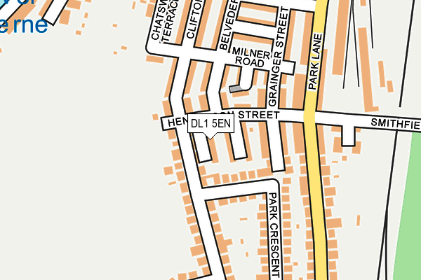 DL1 5EN map - OS OpenMap – Local (Ordnance Survey)