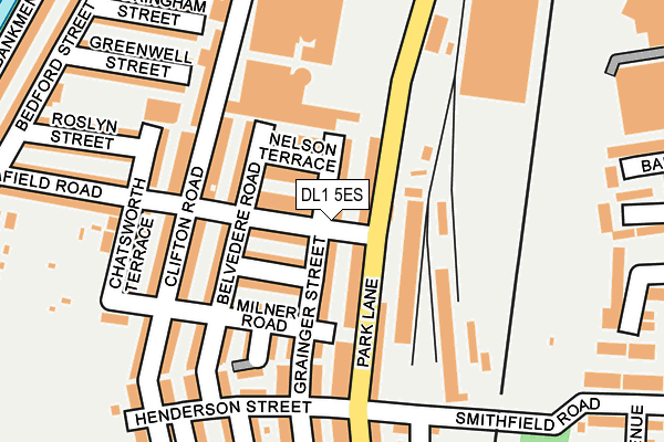 DL1 5ES map - OS OpenMap – Local (Ordnance Survey)