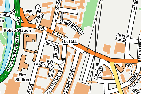 DL1 5LL map - OS OpenMap – Local (Ordnance Survey)