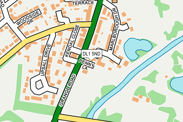 DL1 5ND map - OS OpenMap – Local (Ordnance Survey)