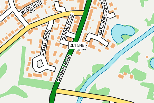 DL1 5NE map - OS OpenMap – Local (Ordnance Survey)