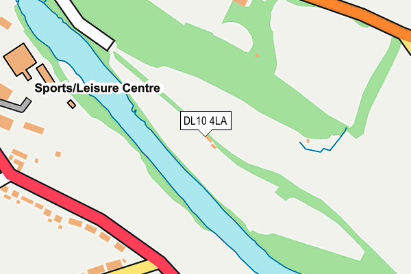 DL10 4LA map - OS OpenMap – Local (Ordnance Survey)