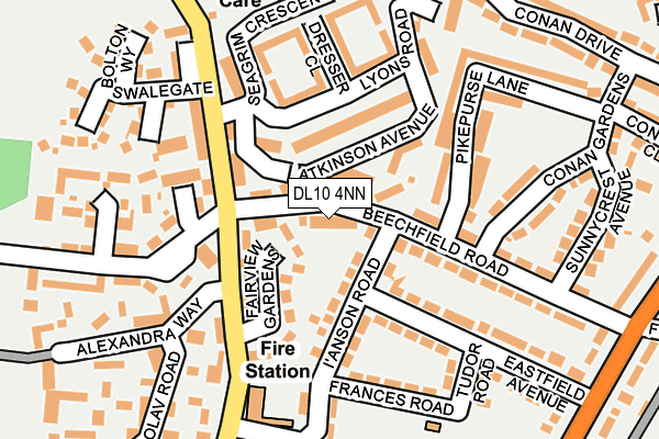 DL10 4NN map - OS OpenMap – Local (Ordnance Survey)